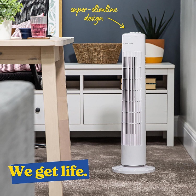 quiet tower fan for bedroom UK